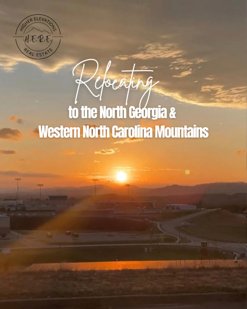 Relocation Guide Button, Real estate, homes and property in North Georgia and Western North Carolina.