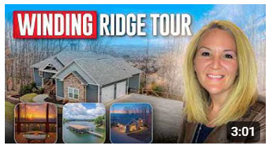 Video tour of 574 Winding Ridge Blairsville Georgia, Real estate, homes and property in North Georgia and Western North Carolina.